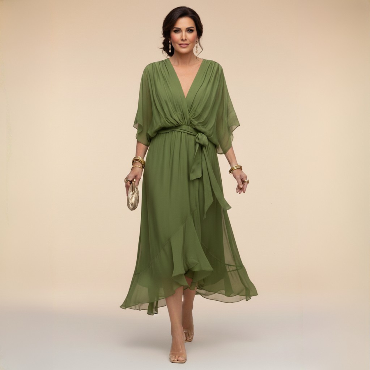 Mona V-Neck Dress