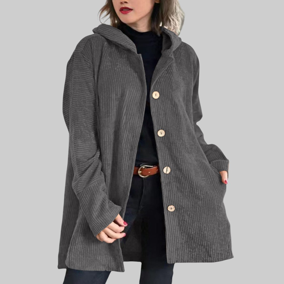 Cordia Quilted Corduroy Jacket