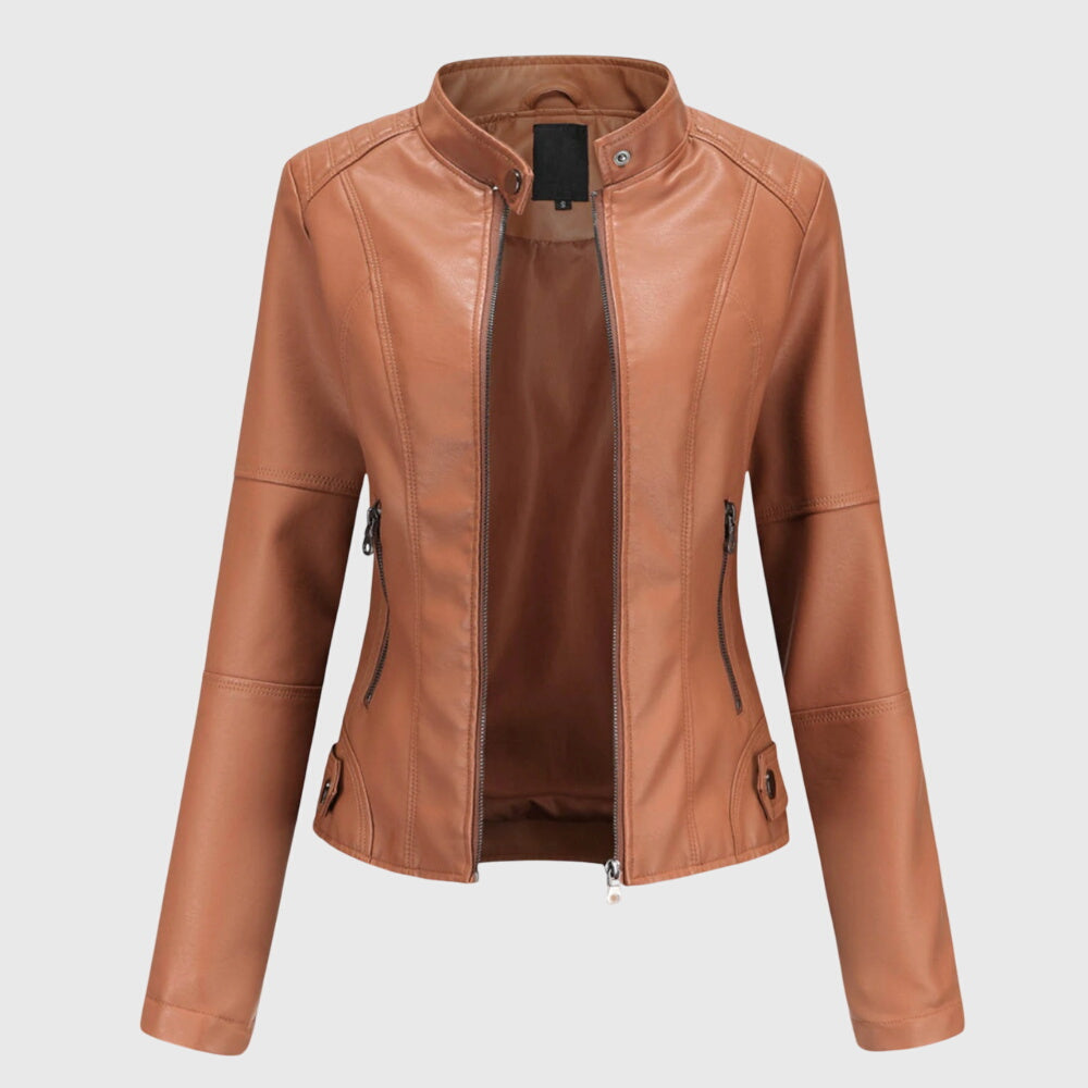 Giorgina Women's Elegant Leather Jacket