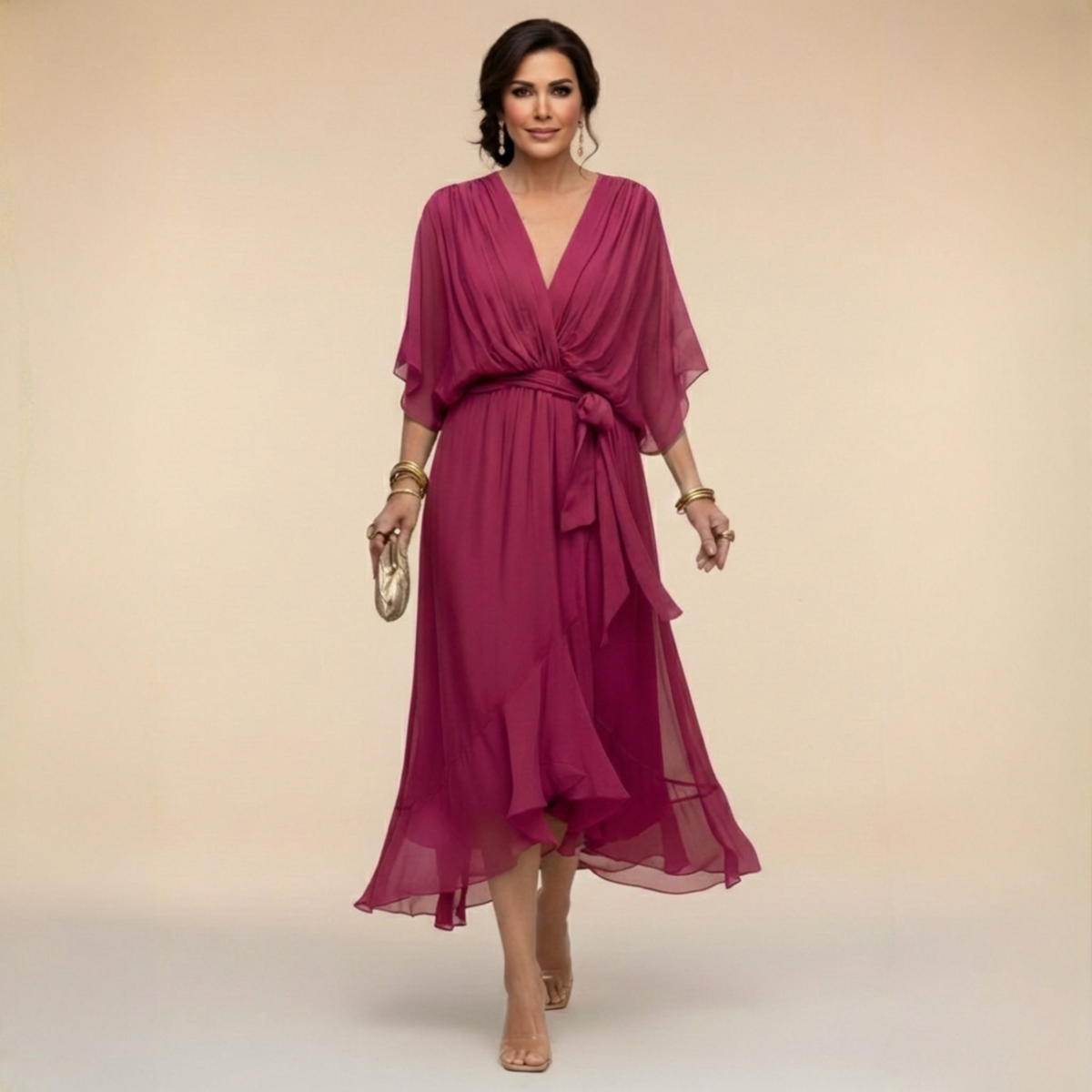 Mona V-Neck Dress