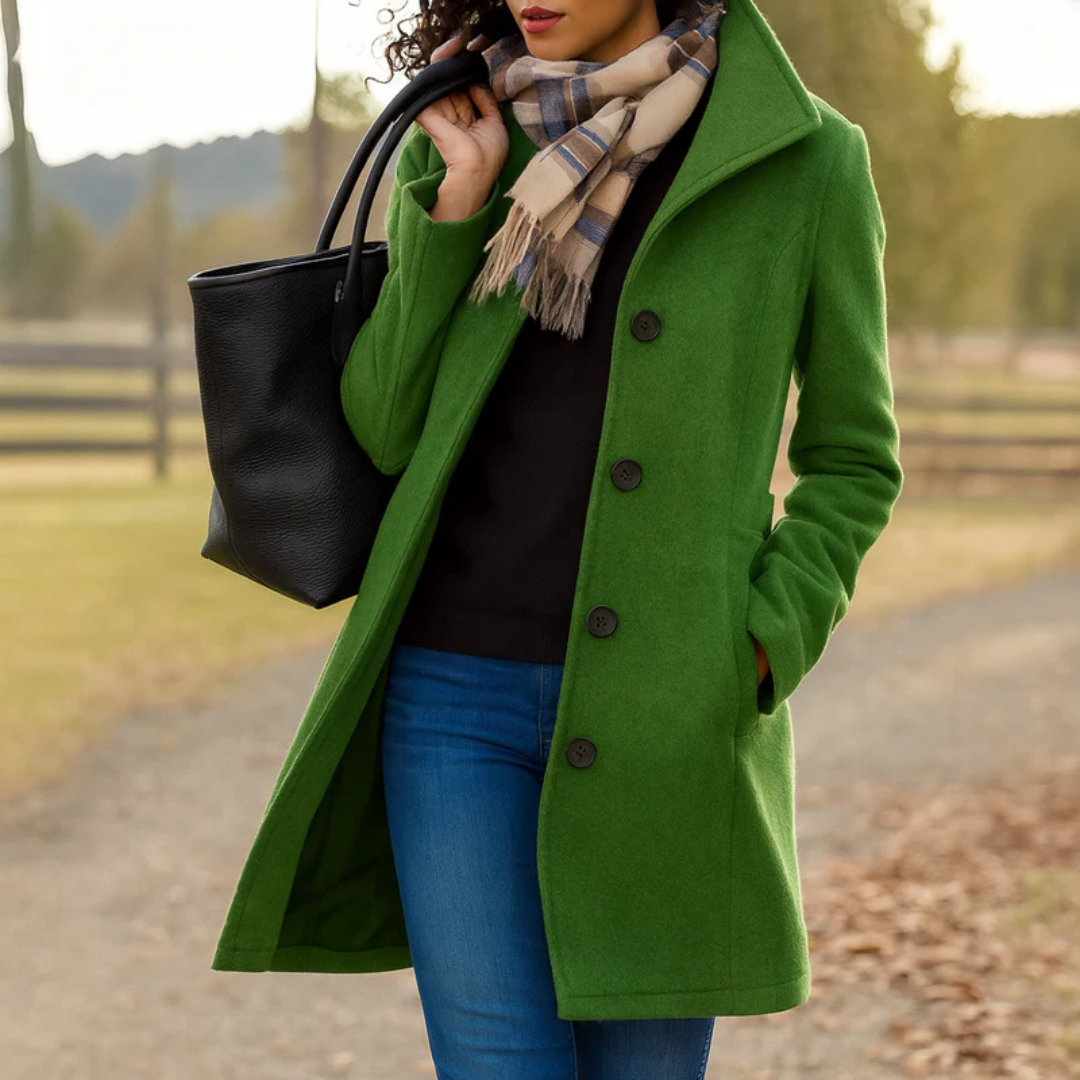 Aurora One-Button Coat