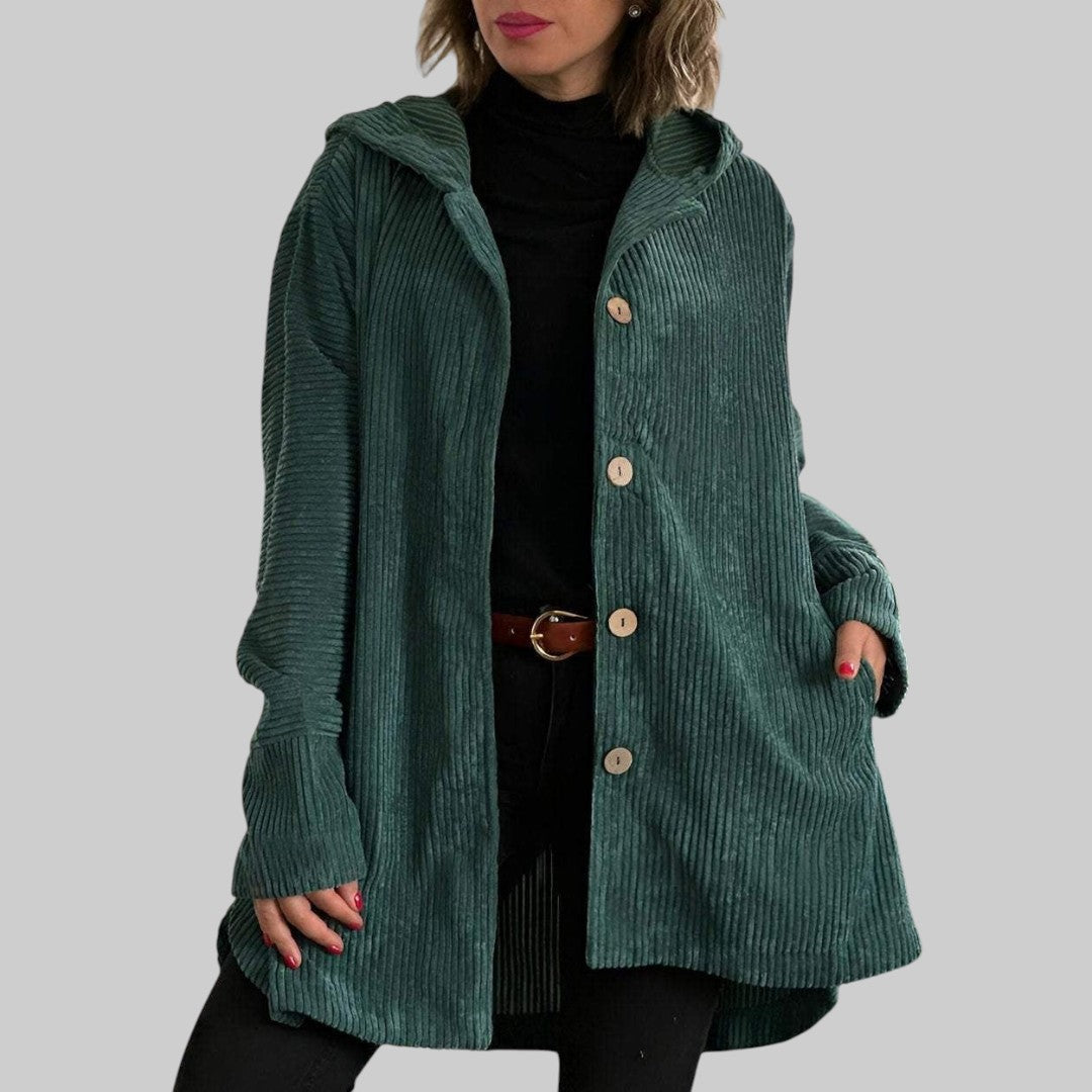 Cordia Quilted Corduroy Jacket