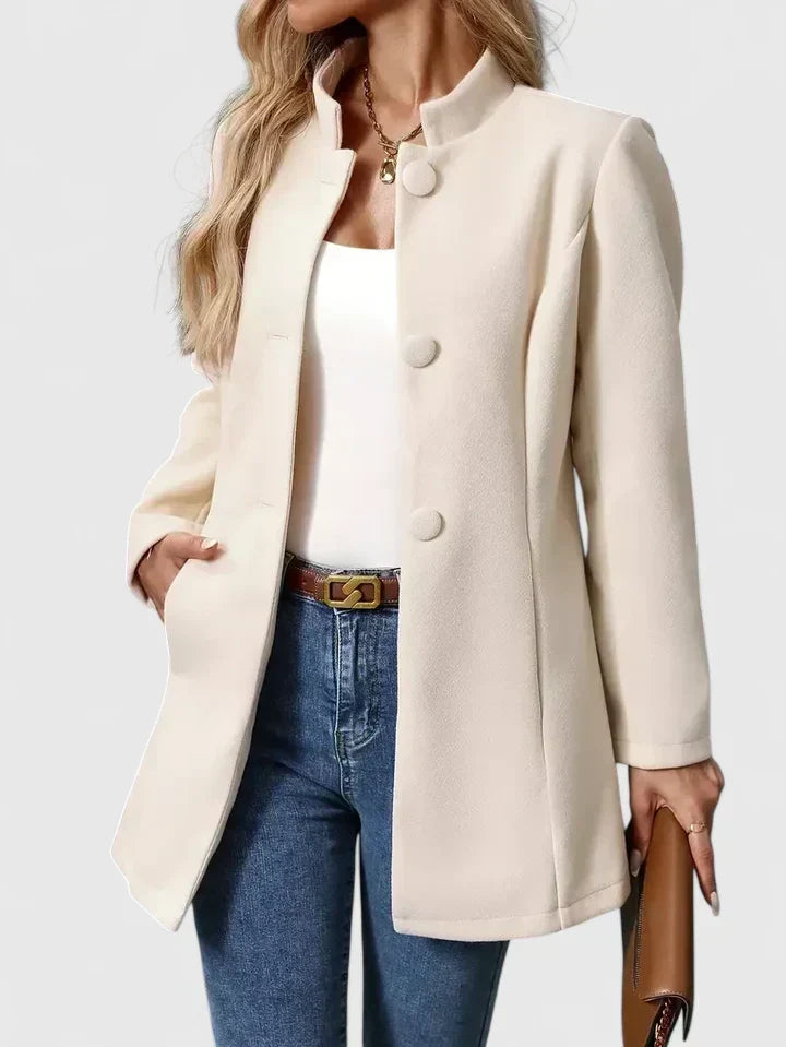 Carmelyssa Elegant Collarless Jacket