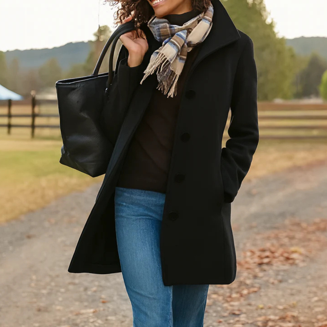 Aurora One-Button Coat