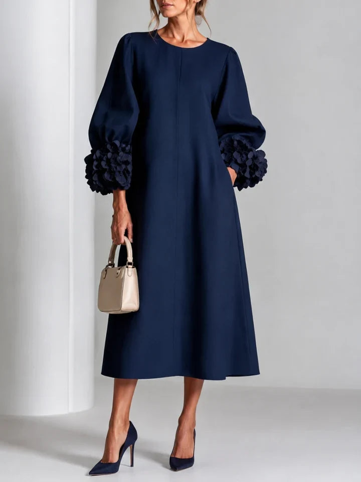Liliana Elegant Floral Midi Dress