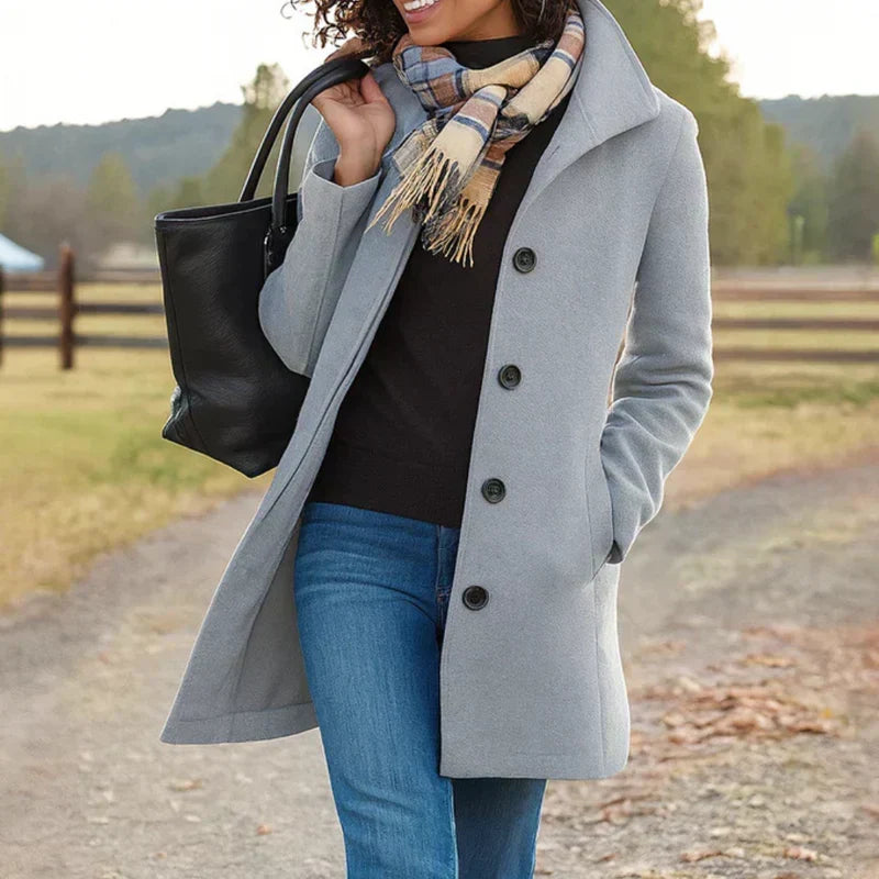 Aurora One-Button Coat