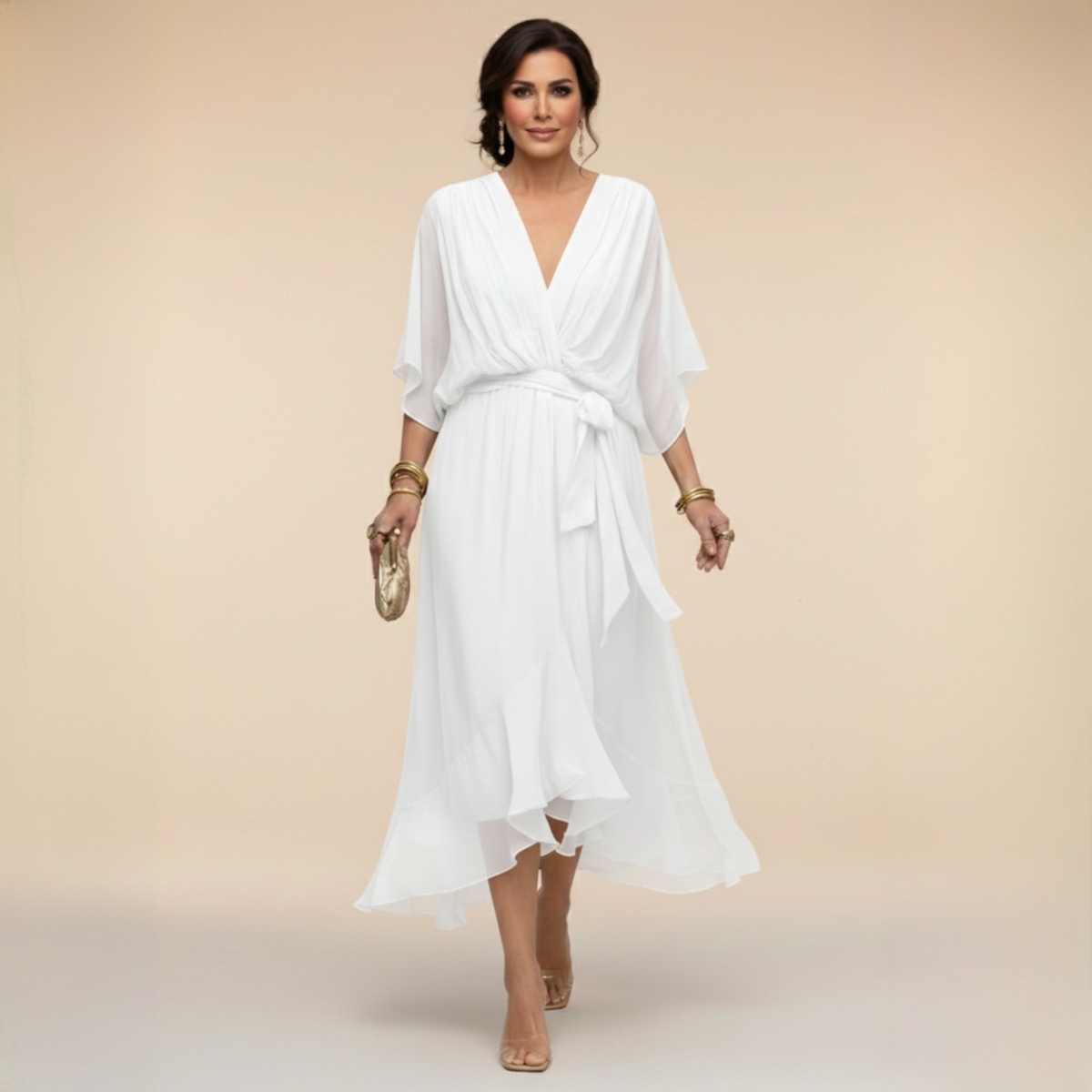 Mona V-Neck Dress