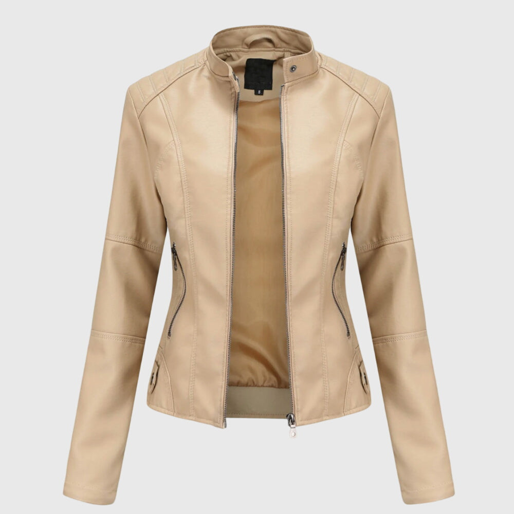 Giorgina Women's Elegant Leather Jacket