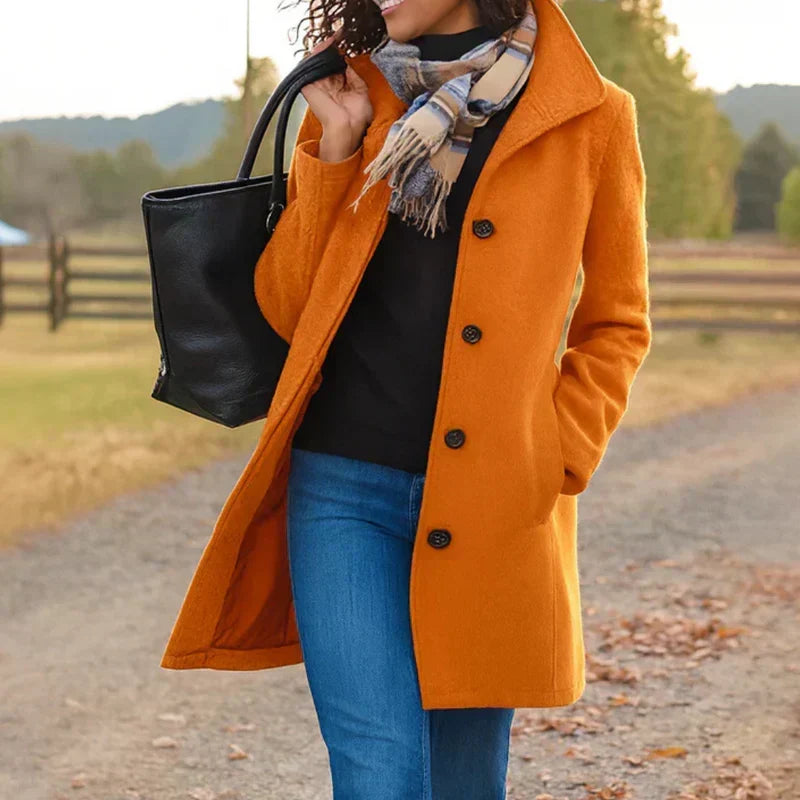 Aurora One-Button Coat