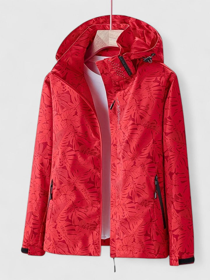 Thanyelle Elegant Botanical Rain Jacket