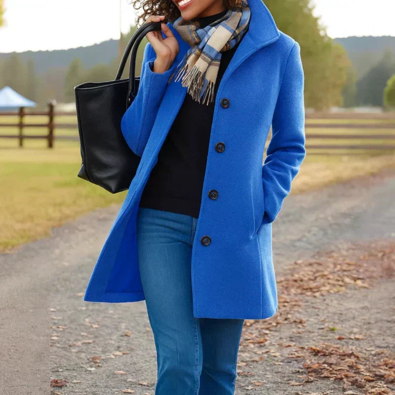 Aurora One-Button Coat