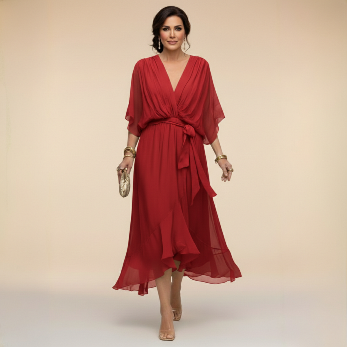 Mona V-Neck Dress