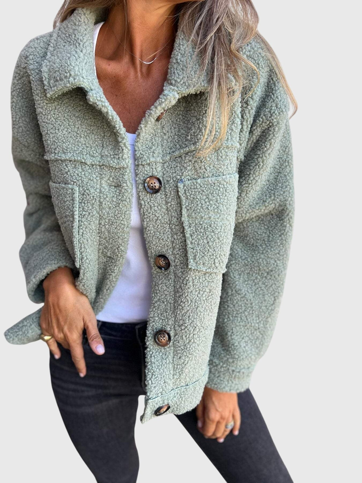 Mila Elegant Button-Up Jacket