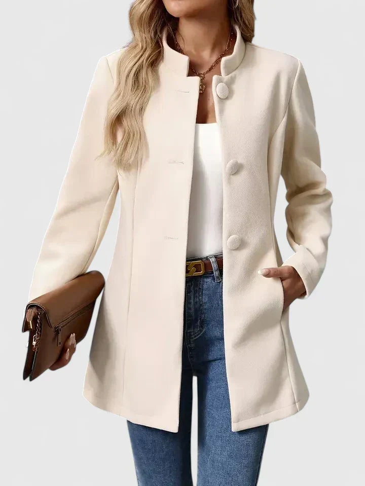 Carmelyssa Elegant Collarless Jacket