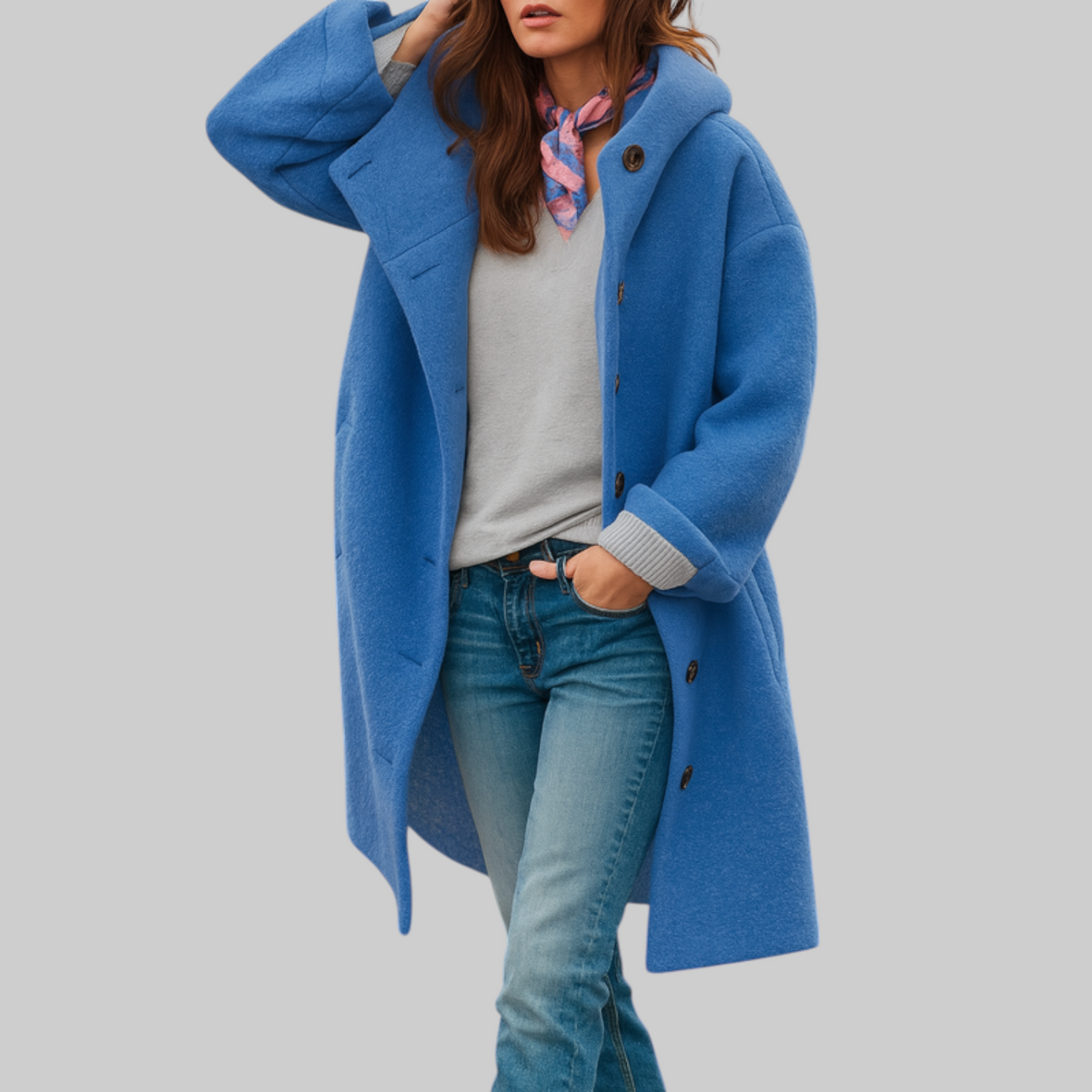 Freja Comfy Mid-Length Everyday Coat