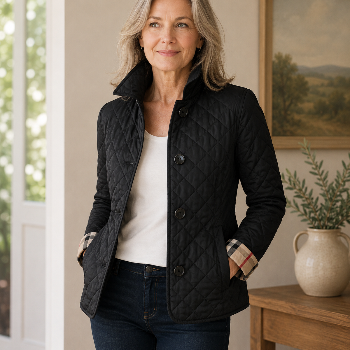 Chloé Quilted Transitional Jacket