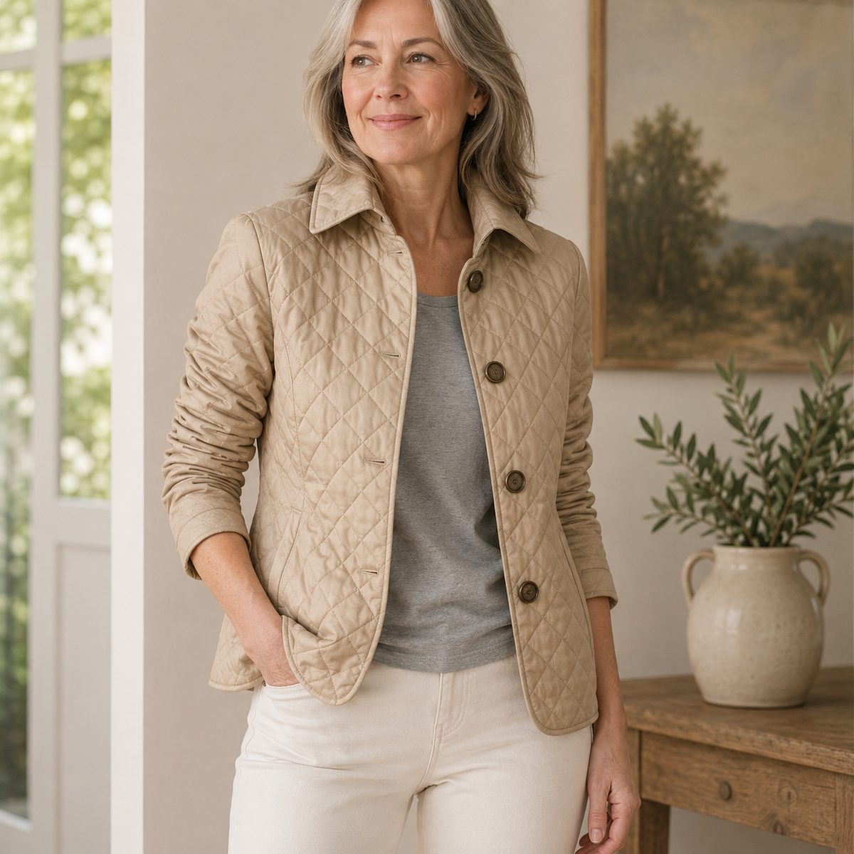 Chloé Quilted Transitional Jacket