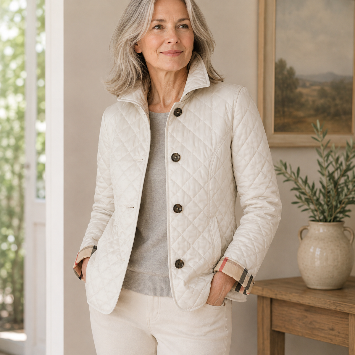 Chloé Quilted Transitional Jacket