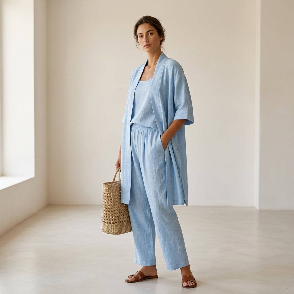 Isabela Elegant Linen Set