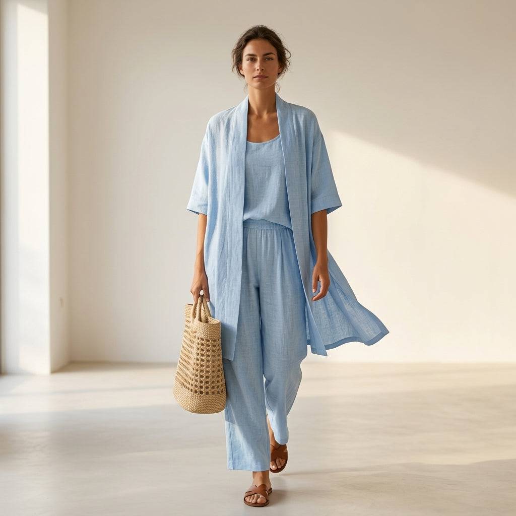 Isabela Elegant Linen Set