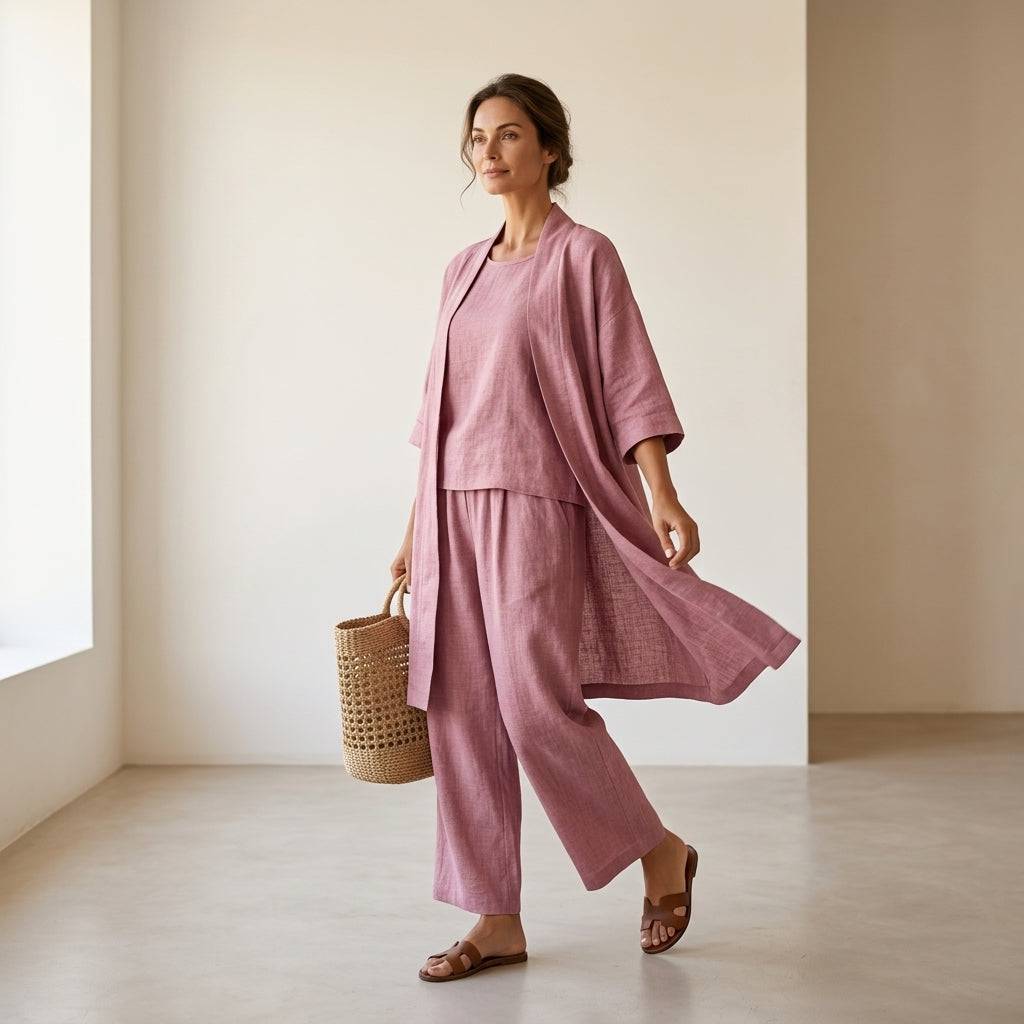Isabela Elegant Linen Set