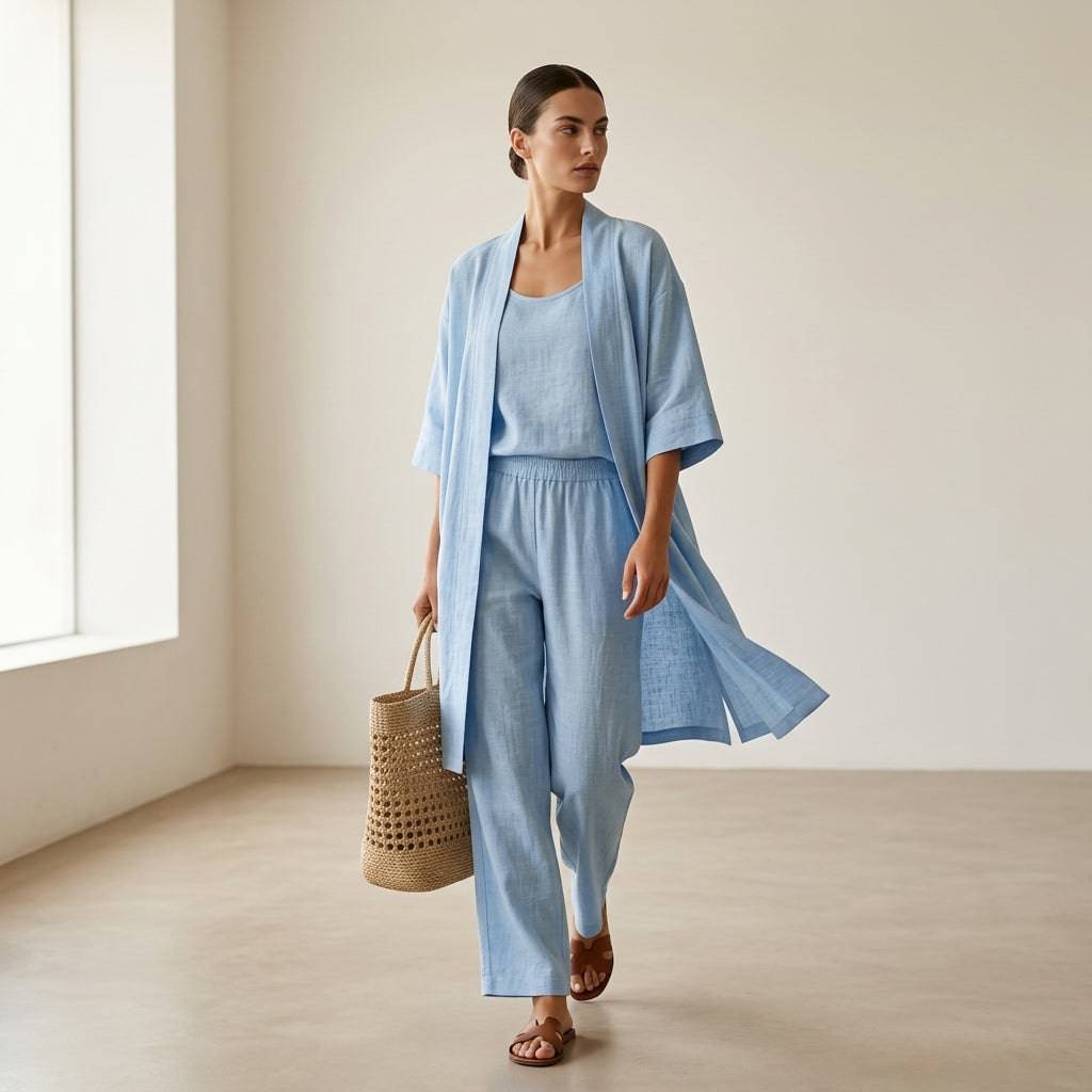 Isabela Elegant Linen Set