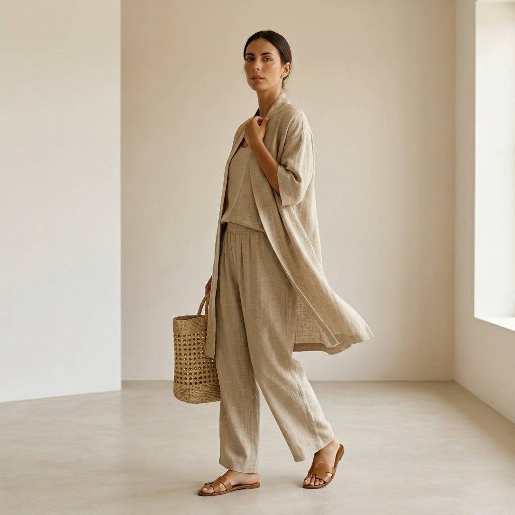 Isabela Elegant Linen Set