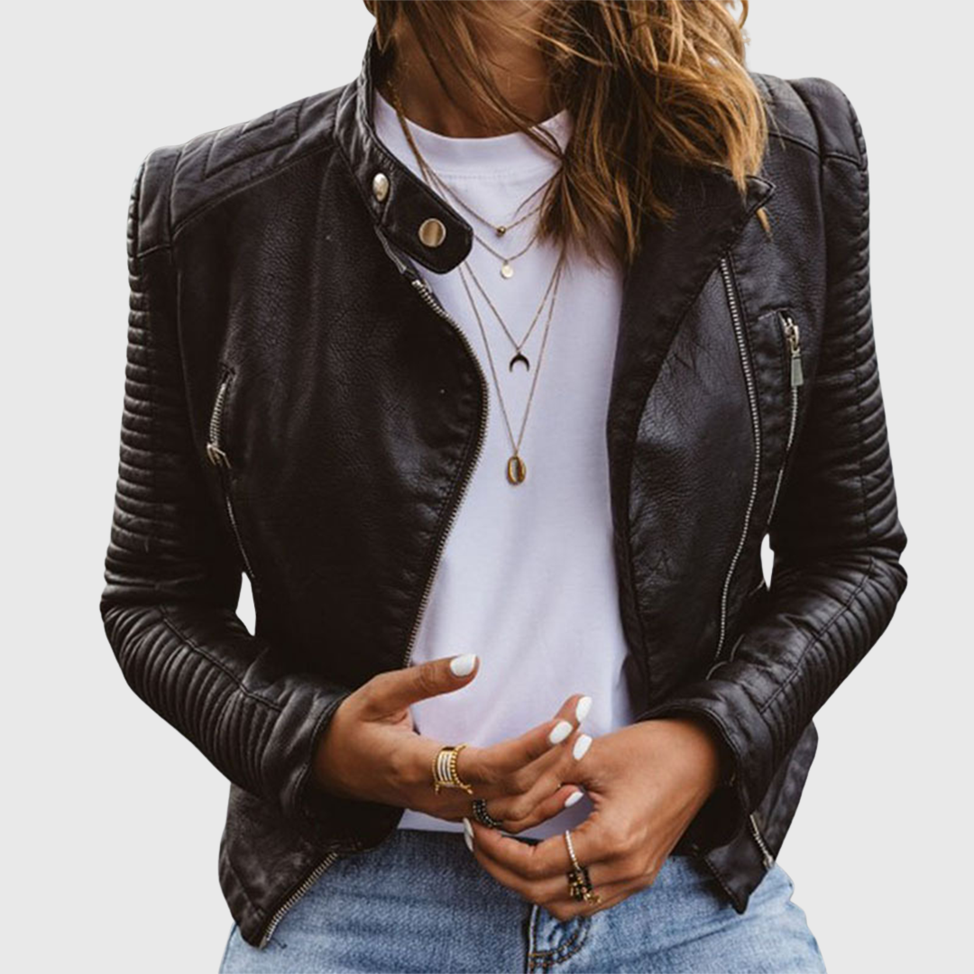 Janet Genuine Leather Jacket