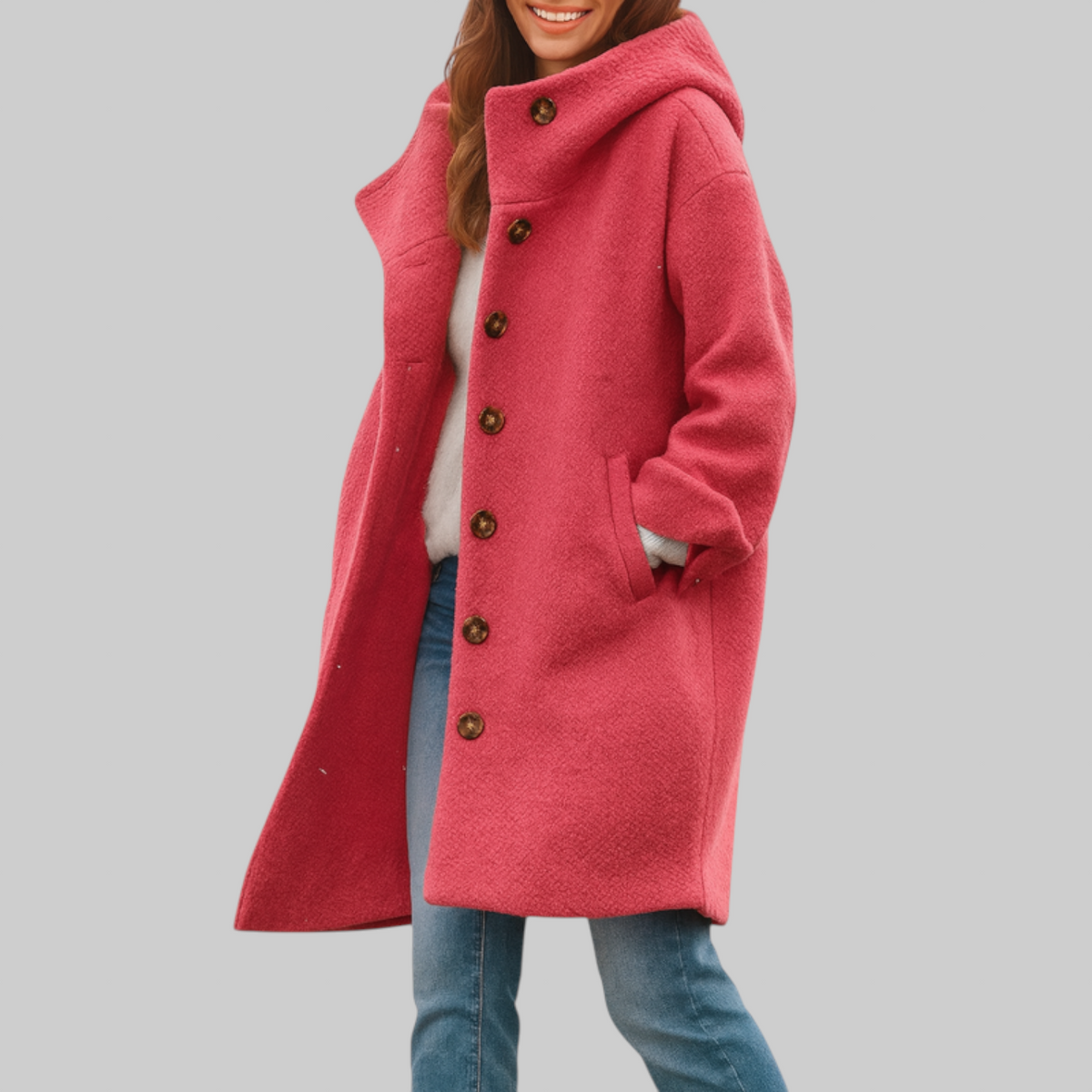 Freja Comfy Mid-Length Everyday Coat