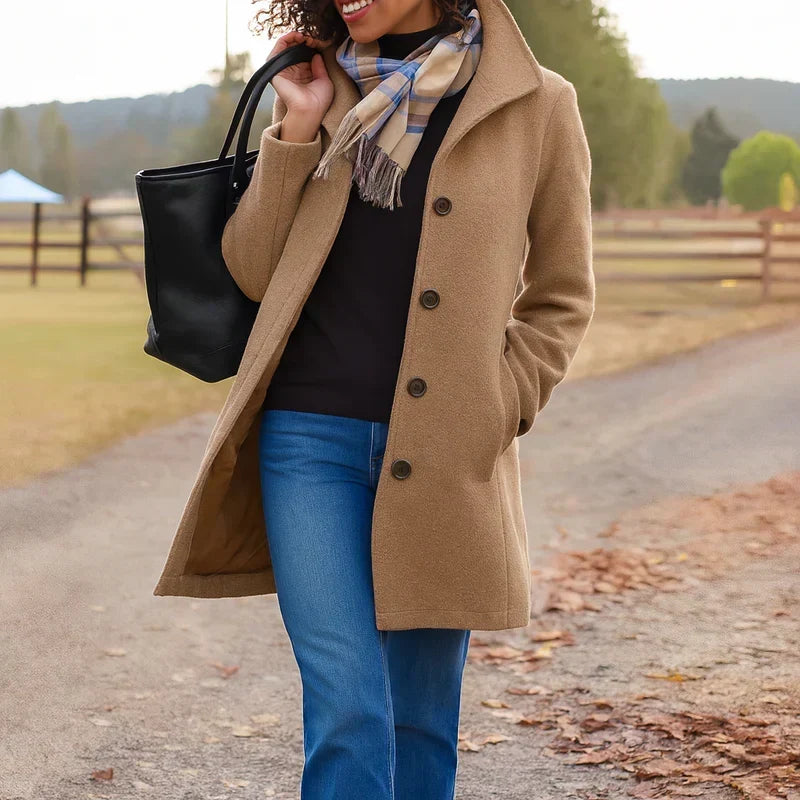 Aurora One-Button Coat