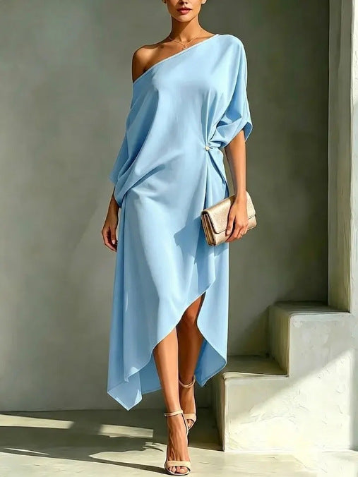 Calla Elegant Asymmetric Dress