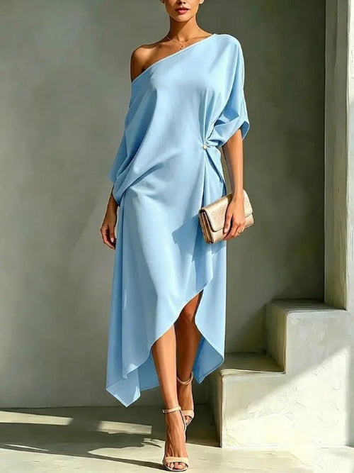 Calla Elegant Asymmetric Dress