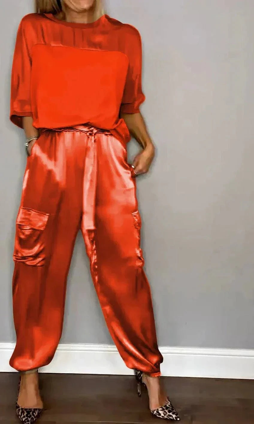 Averielle Luxe Flowy Two-Piece Set