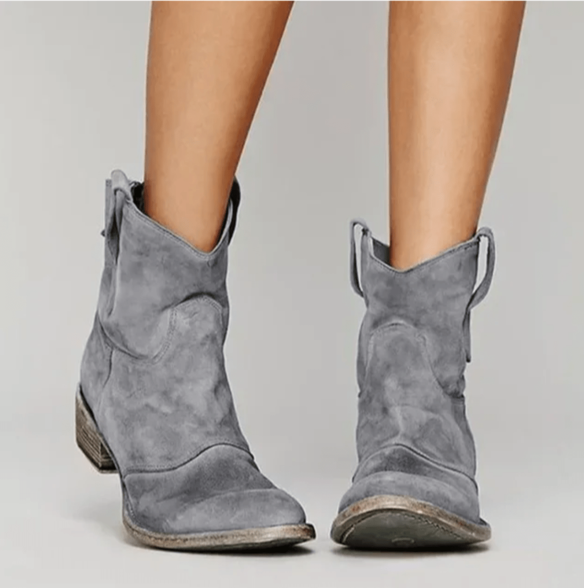 Piper Slip-On Western Ankle Boots