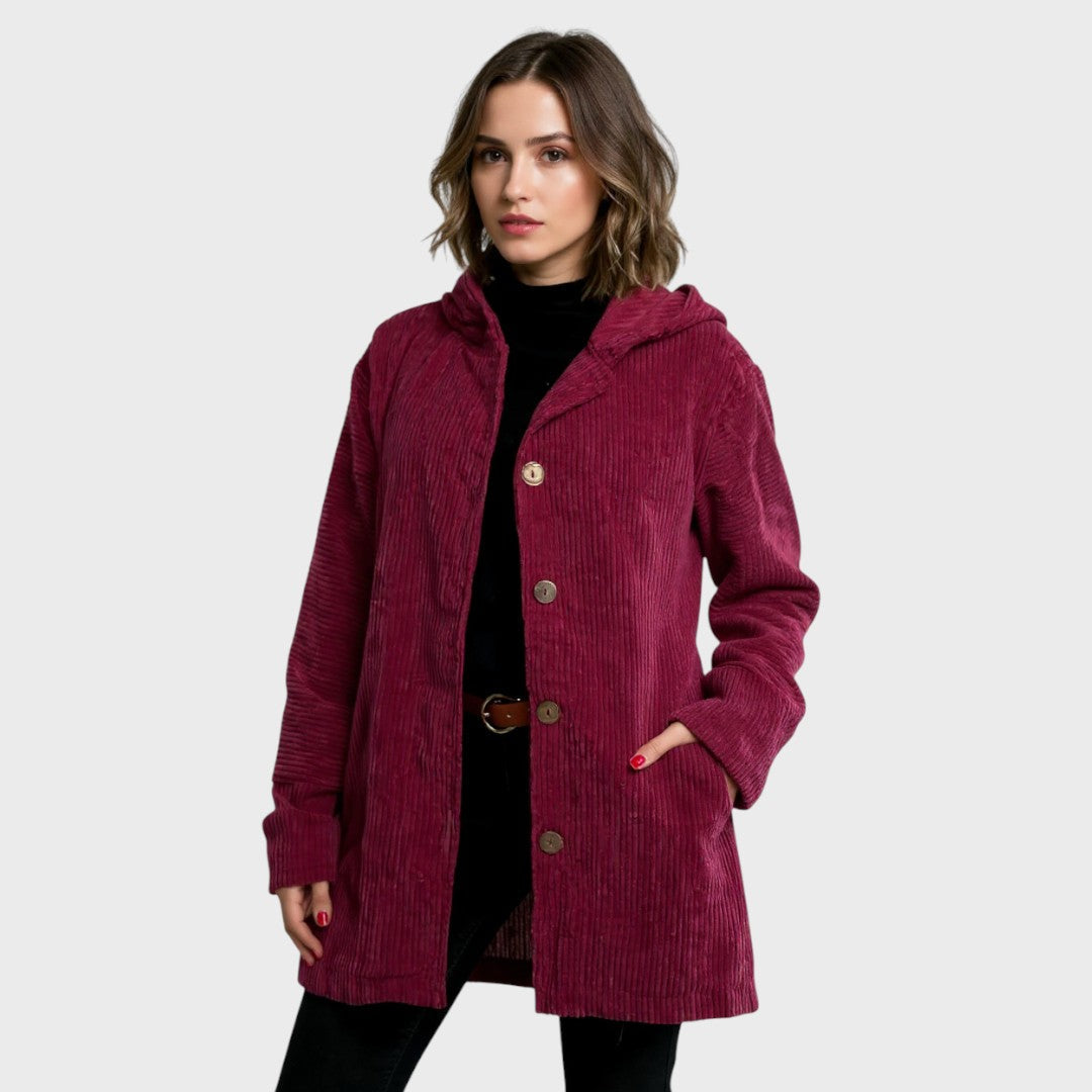 Cordia Quilted Corduroy Jacket