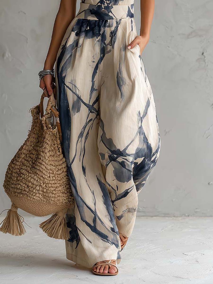 Sabine Wide-Leg Jumpsuit