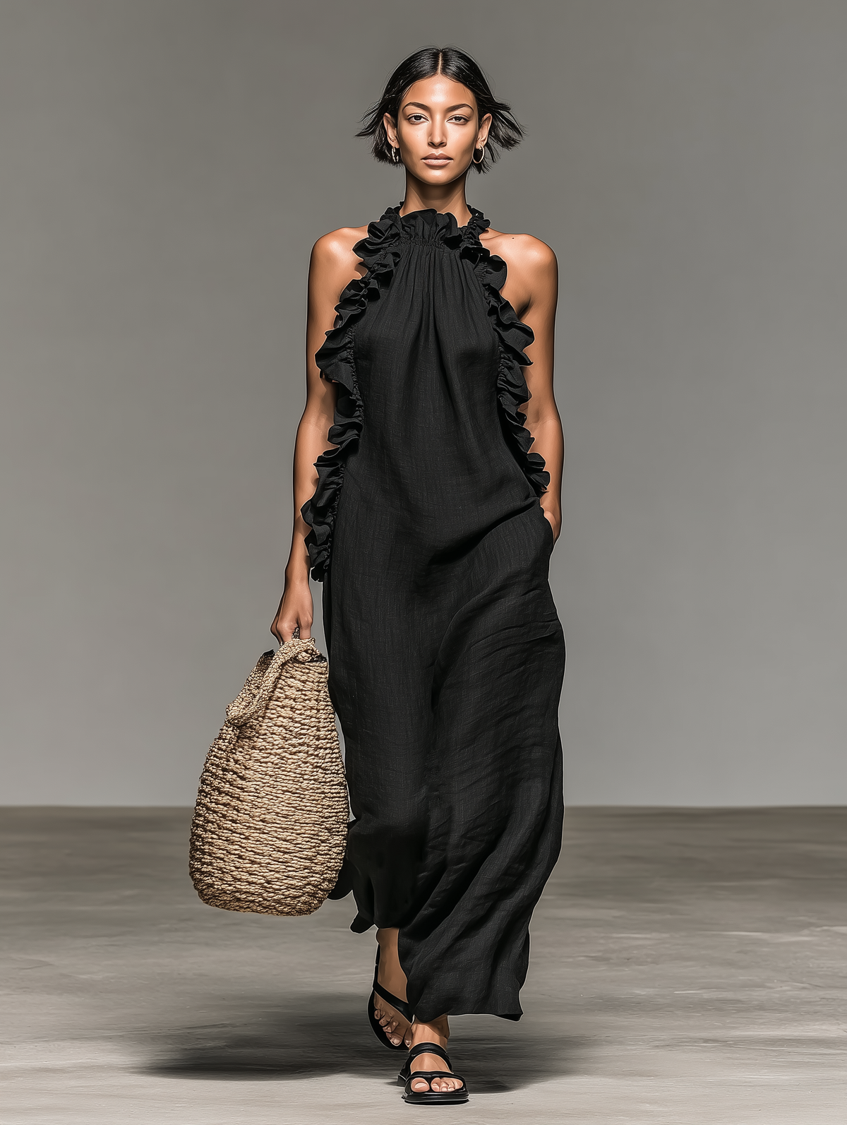 Gladys Women's Maxi Dress with Pockets