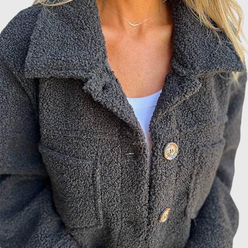 Mila Elegant Button-Up Jacket