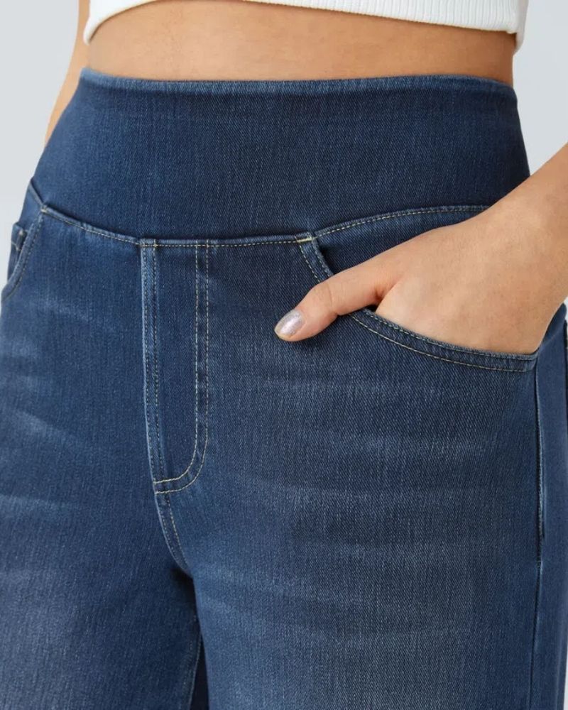 Ainsley Comfy Wide-Leg Jeans