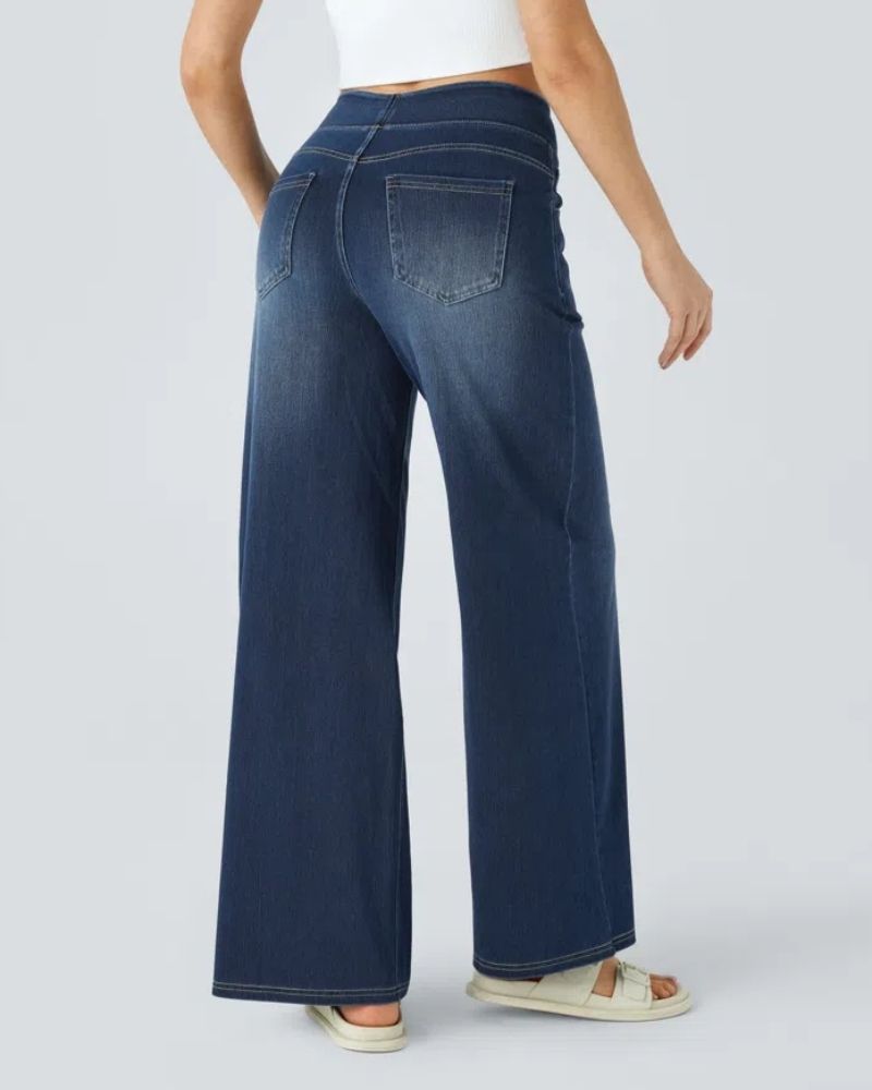 Ainsley Comfy Wide-Leg Jeans