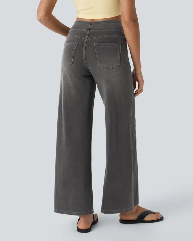 Ainsley Comfy Wide-Leg Jeans