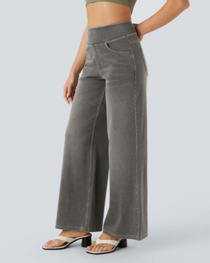 Ainsley Comfy Wide-Leg Jeans