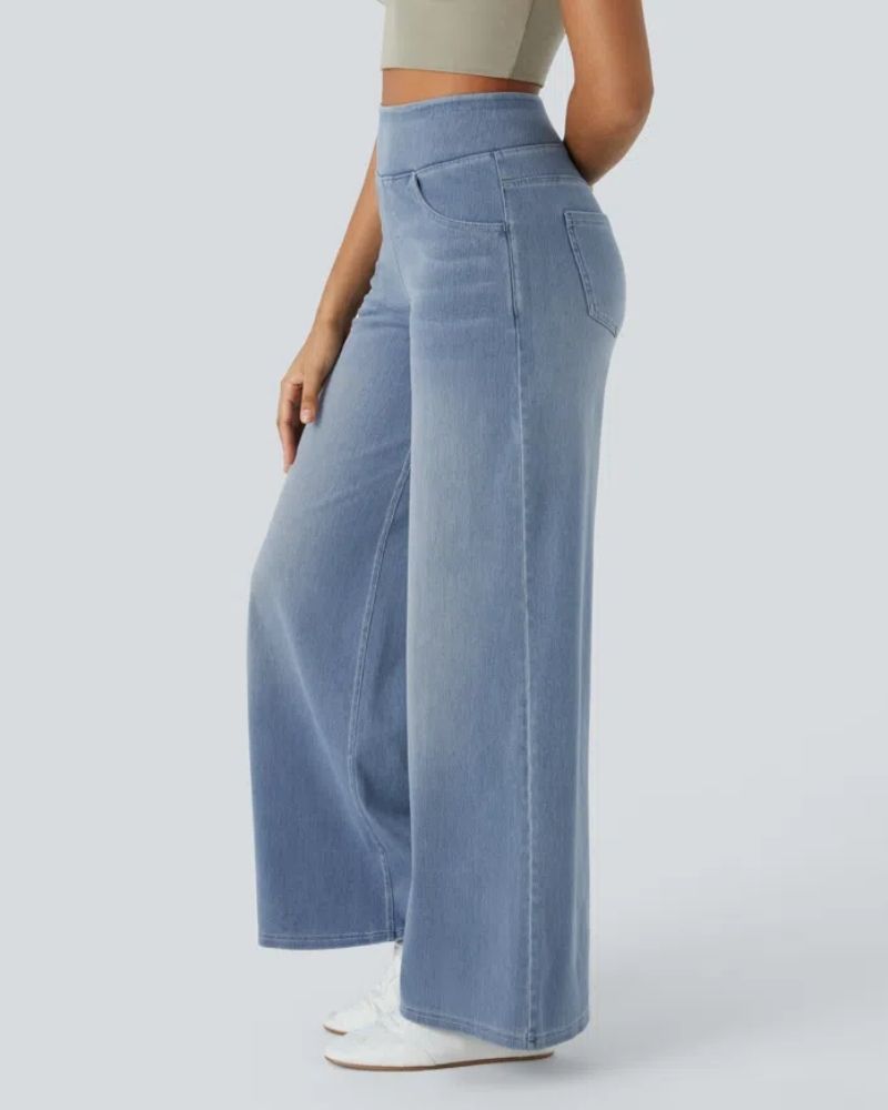 Ainsley Comfy Wide-Leg Jeans