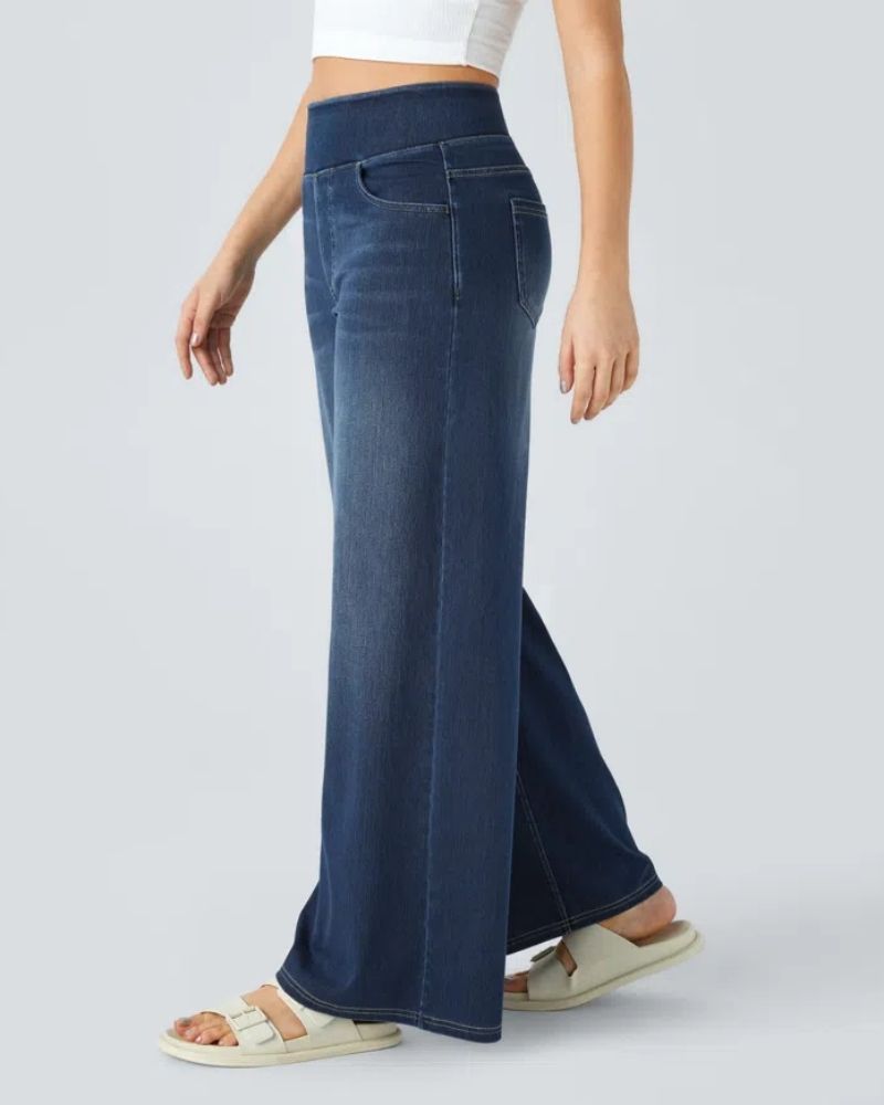 Ainsley Comfy Wide-Leg Jeans
