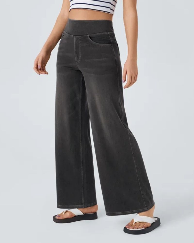 Ainsley Comfy Wide-Leg Jeans