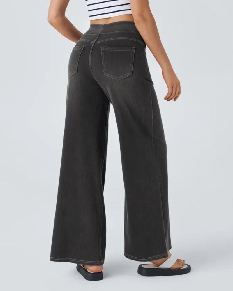 Ainsley Comfy Wide-Leg Jeans
