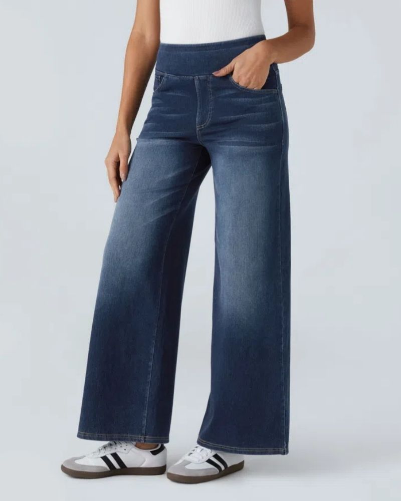 Ainsley Comfy Wide-Leg Jeans