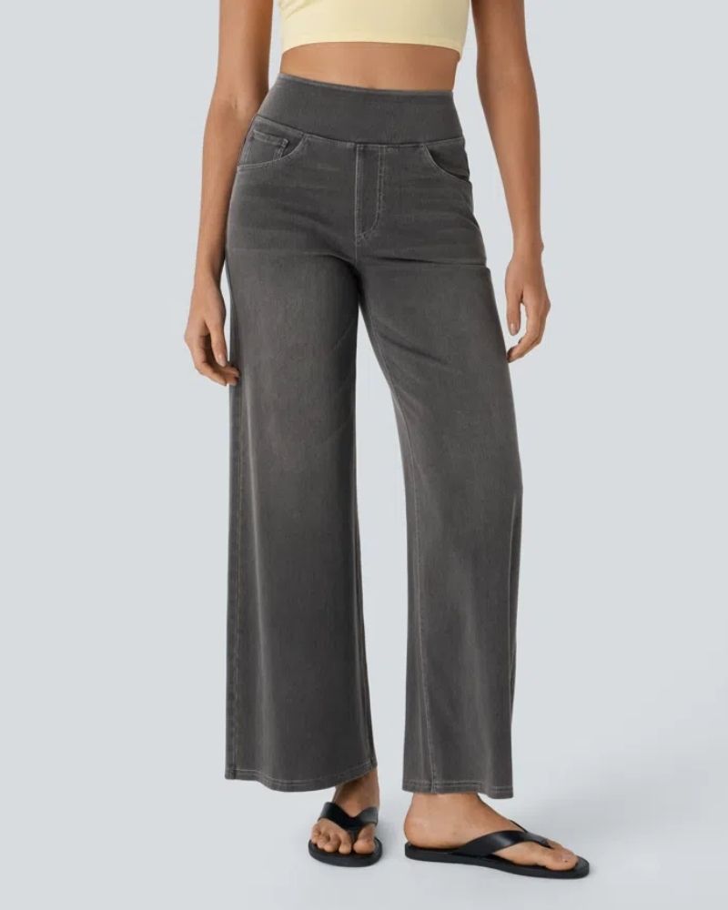 Ainsley Comfy Wide-Leg Jeans