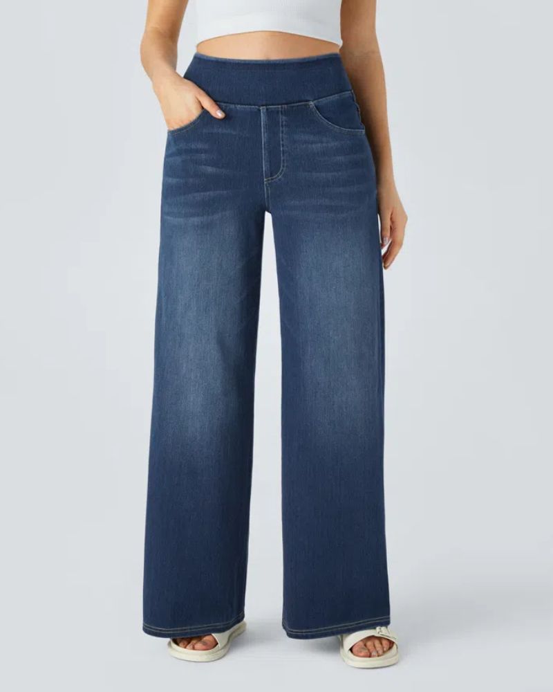 Ainsley Comfy Wide-Leg Jeans