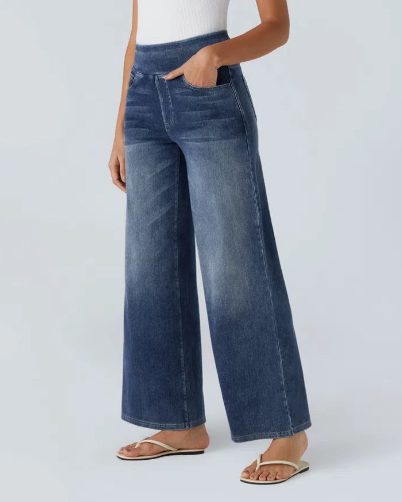Ainsley Comfy Wide-Leg Jeans